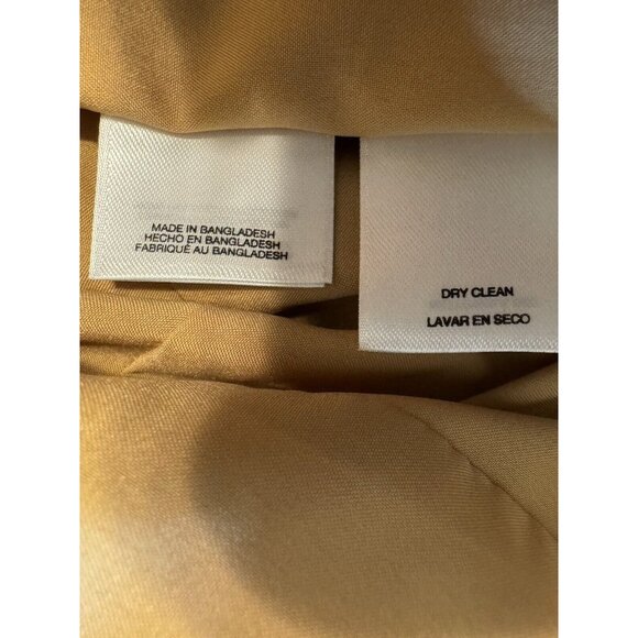 Kasper Sheath Dress 16P 16 P Sleeveless Stretch Doe Golden Camel Brown NWT - Picture 10 of 15